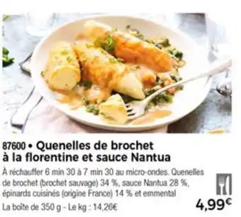 Thiriet Quenelles de brochet offre