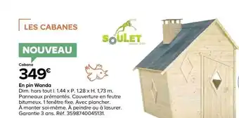 Cabane En Pin Wanda Soulet