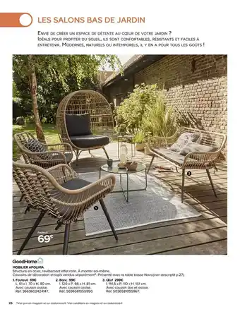 Castorama Goodhome Mobilier Apolima offre