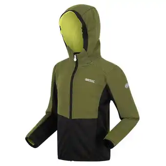 Decathlon Junior highton polaire de marche zippé pour enfant - vert vif offre
