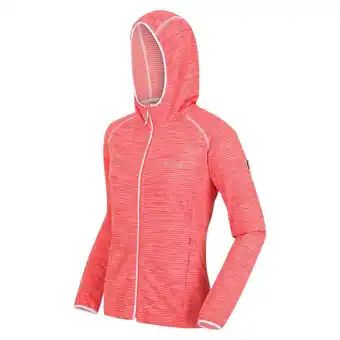 Decathlon Yonder sweat de randonnée zippé à capuche pour femme - orange offre