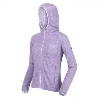 Decathlon Yonder sweat de randonnée zippé à capuche pour femme - violet offre