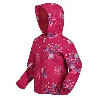 Decathlon Peppa muddy puddle veste de marche à capuche pour enfant - rose offre