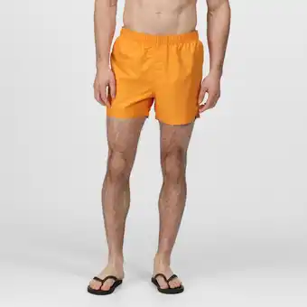 Decathlon Wayde short de bain pour homme - orange offre