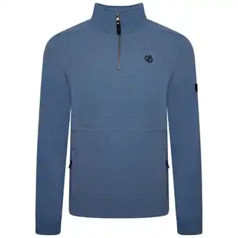 Equalize polaire de marche zippé à moitié pour homme - bleu