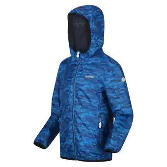 Decathlon Printed lever veste de randonnée pour enfant - bleu foncé offre