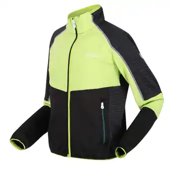 Decathlon Oberon v polaire de marche zippé pour enfant - vert vif offre