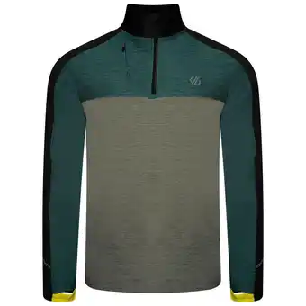 Decathlon Power up ii polaire fitness zippé à moitié pour homme - vert pâle offre