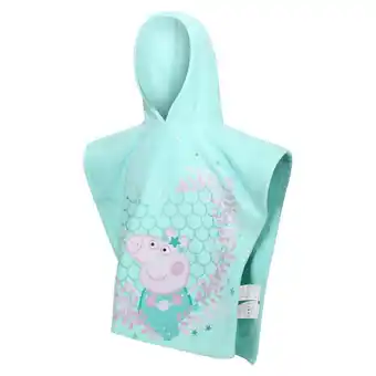 Peppa pig serviette de plage pour enfant - bleu clair