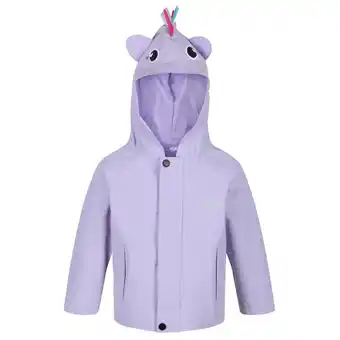 Decathlon Veste imperméable enfant (lilas) offre