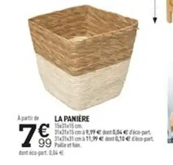 Centrakor La Paniére offre