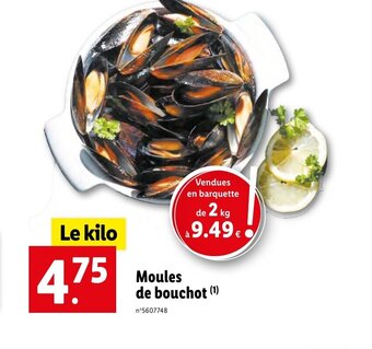 Lidl Moules de bouchot (1) offre