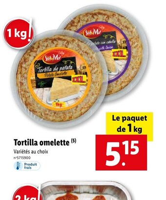 Lidl Tortilla omelette (5) offre