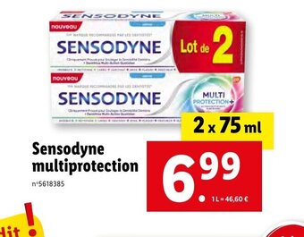 Lidl Sensodyne multiprotection offre