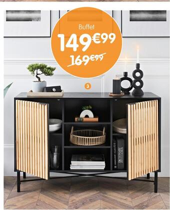 b&m Buffet grand modèle + étagères offre