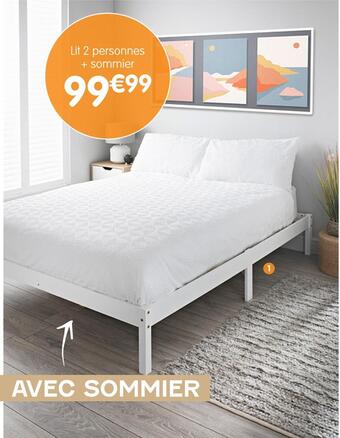 b&m Lit 2 personnes offre