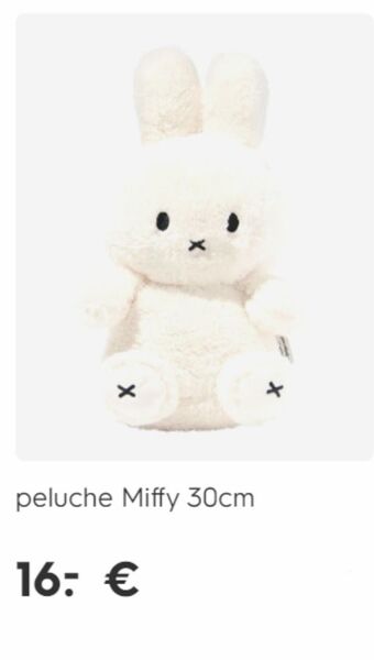 HEMA Peluche miffy 30cm offre