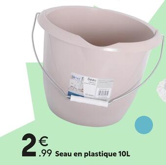 Maxi Bazar Seau en plastique 10l offre