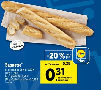 Lidl Baguette** offre