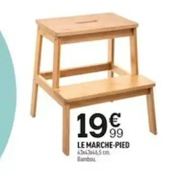 Centrakor Le Marche-Pied offre