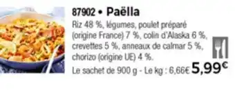 Thiriet Paëlla offre