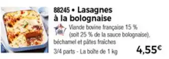 Thiriet Lasagnes à La Bolognaise offre