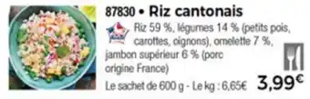 Thiriet Riz Cantonais offre