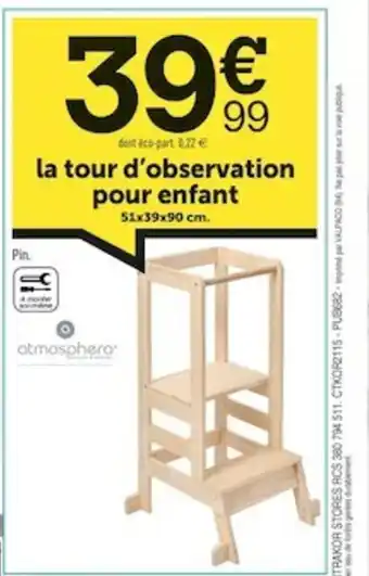 Centrakor La Tour D'Observation Pour Enfant offre