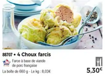 Thiriet 4 Choux Farcis offre