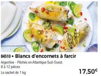 Thiriet Blancs d'Encornets à Farcir offre
