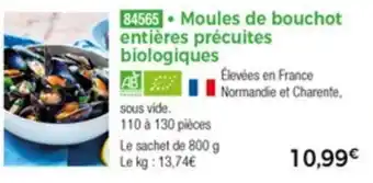 Thiriet Moules De Bouchot Entières Précuites offre