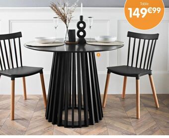 b&m Table offre