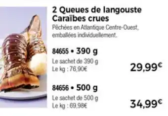 Thiriet 2 Queues De Langouste Caraïbes Crues offre