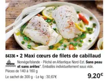 Thiriet Maxi Cœurs De Filets De Cabillaud offre