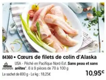 Thiriet Cœurs De Filets De Colin d'Alaska offre