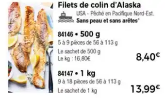 Thiriet Filets De Colin d'Alaska offre