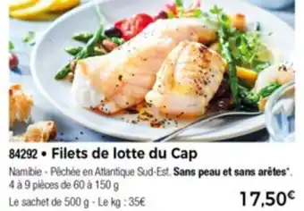 Thiriet Filets De Lotte Du Cap offre
