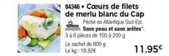 Thiriet Cœurs De Filets De Merlu Blanc Du Cap offre