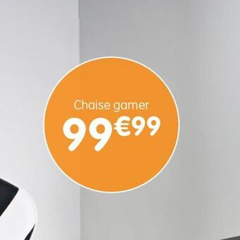 b&m Chaise gamer offre