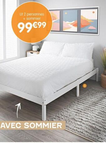 b&m Lit 2 personnes offre