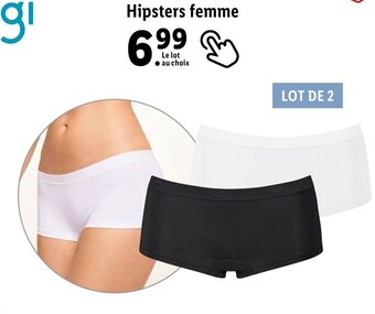 Lidl Hipsters femme offre
