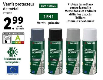 Lidl Vernis protecteur de métal offre