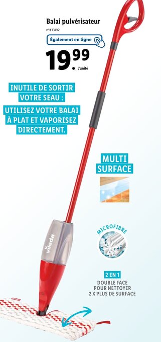Lidl Balai pulvérisateur offre