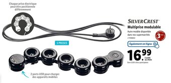 Lidl Multiprise modulable offre