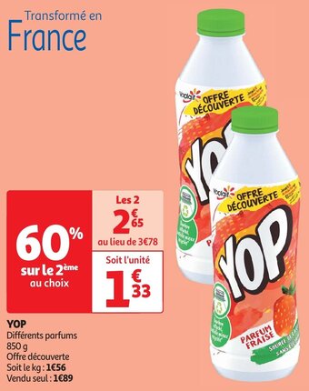 Auchan YOP offre