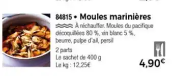 Thiriet Moules Marinières offre