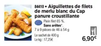Thiriet Aiguillettes De Filets De Merlu Blanc Du Cap offre
