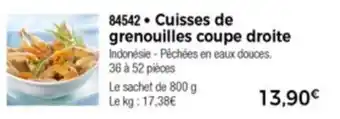 Thiriet Cuisses De Grenouilles Coupe Droite offre