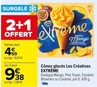 Cônes glacés Les Créatives EXTRÊME
