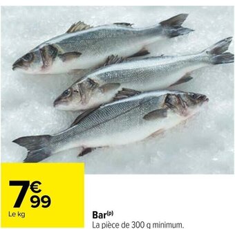 Carrefour Bar (P) offre